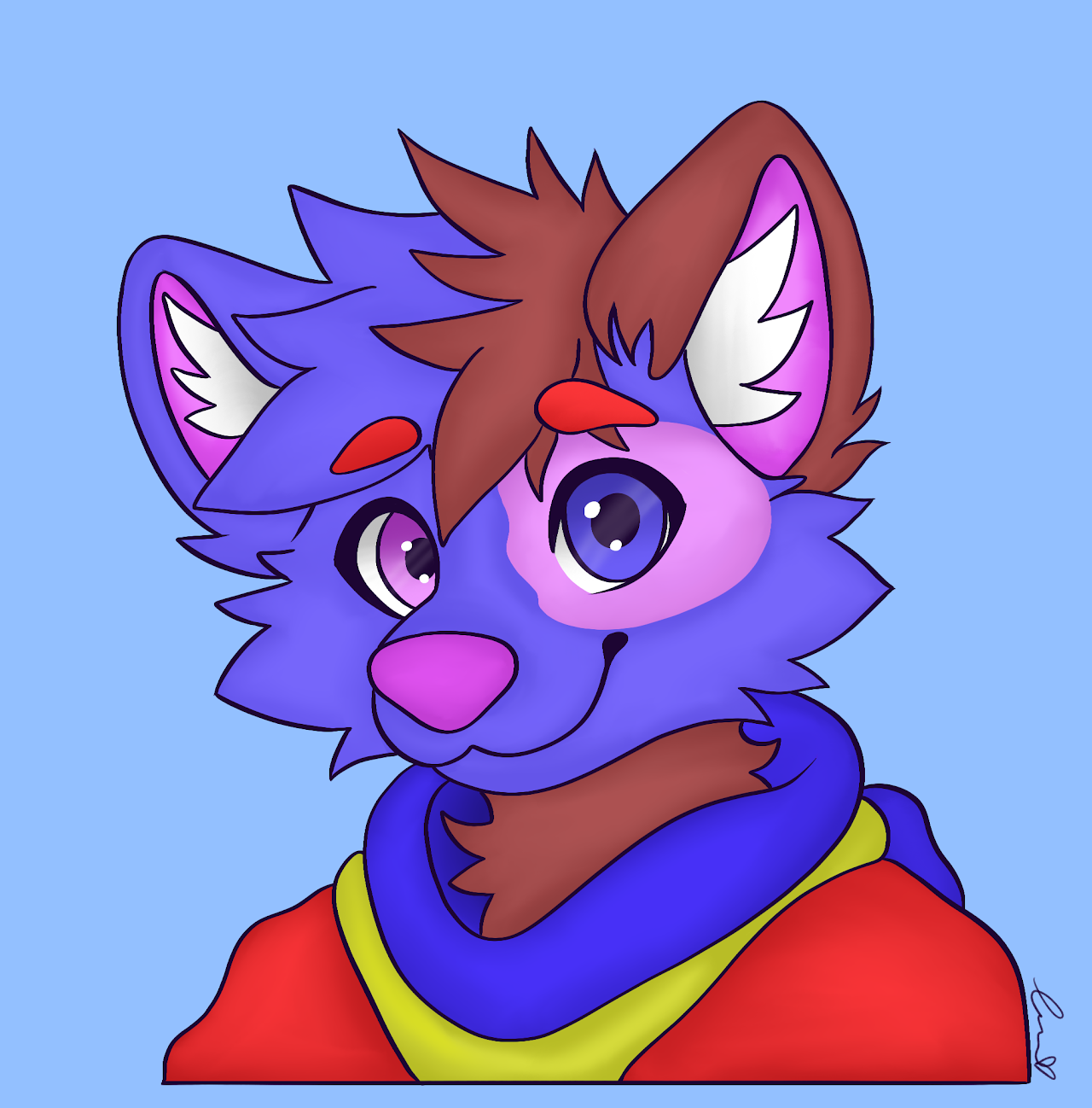 Drawing by @raccoon_art13 (Instagram) (02/01/2025)