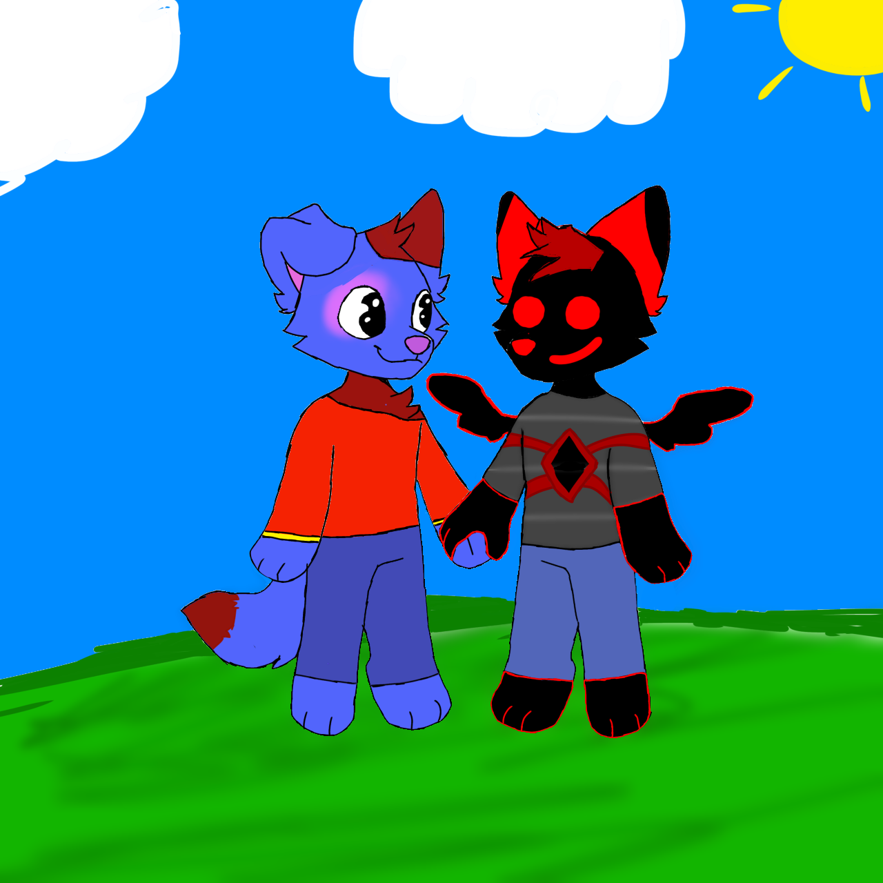 Drawing by totallynot_batman. (Discord) (03/04/2025)